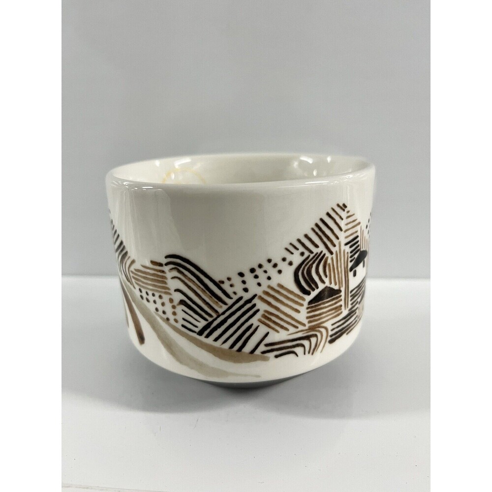 Starbucks Coffee Mug Artisan 2014 Series 03/08 Brown House Land Ceramic Canadian - Picture 11 of 13